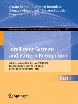 cover image of Intelligent Systems and Pattern Recognition